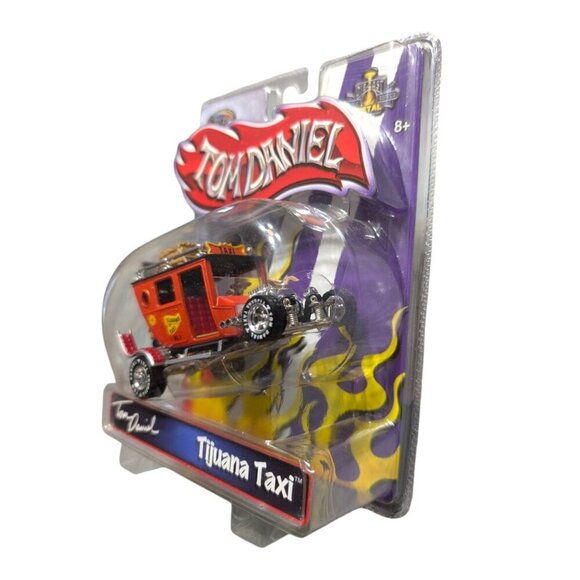 Toy Zone Tom Daniel Tijuana Taxi Hot Rod Collectible Die Cast 1:43 Orange - New - Picture 2 of 6